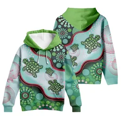 Aboriginal Dot Painting Hoodie Turtle Dot Jade Green Zip Up Hoodie