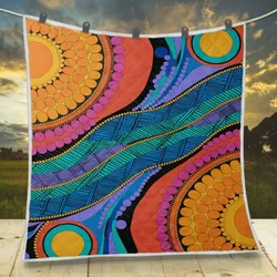 Aboriginal Rarrk Quilt Waterhole Running Water