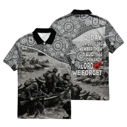 Lest We Forget Polo Shirt Aboriginal Overlord Lest We Forget