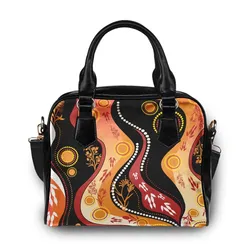 Aboriginal Urban Shoulder Handbag Shirt Flora Of The Dreaming