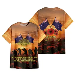 Lest We Forget T-Shirt 25 April We Will Remember Them