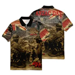 Lest We Forget Polo Shirt We Will Remember Them