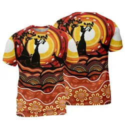 Aboriginal Urban Men's T-Shirt Hunting Animals