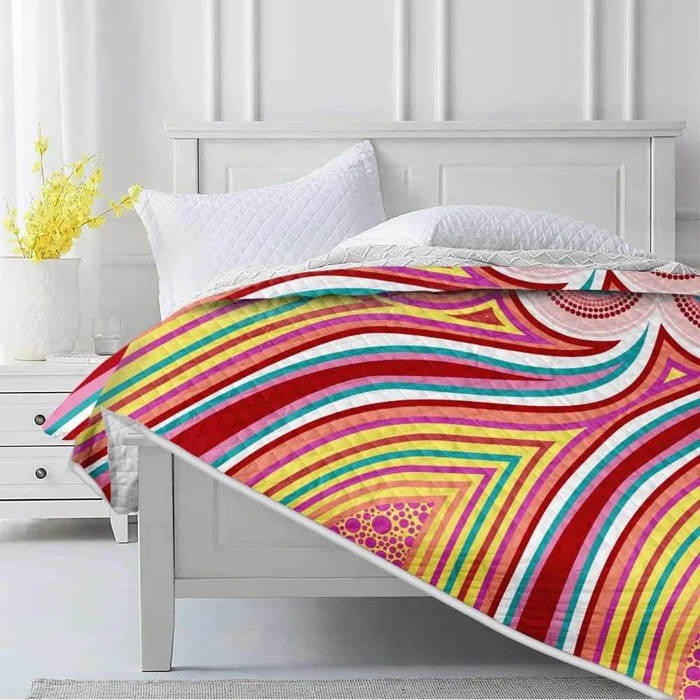 Aboriginal Urban Quilt Meeting Places Color Pastel