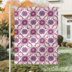 Aboriginal Dot Painting Garden Flag Campsite Rarrk