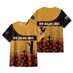 Lest We Forget T-Shirt New Zealand Remembrance