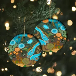 Aboriginal Urban Ornament Plants Ceramic Ornament