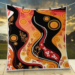 Aboriginal Urban Quilt Shirt Flora Of The Dreaming