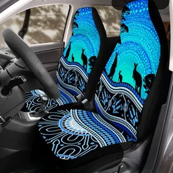 Aboriginal Urban Car Seat Cover Songlines Of The Sky Blue
