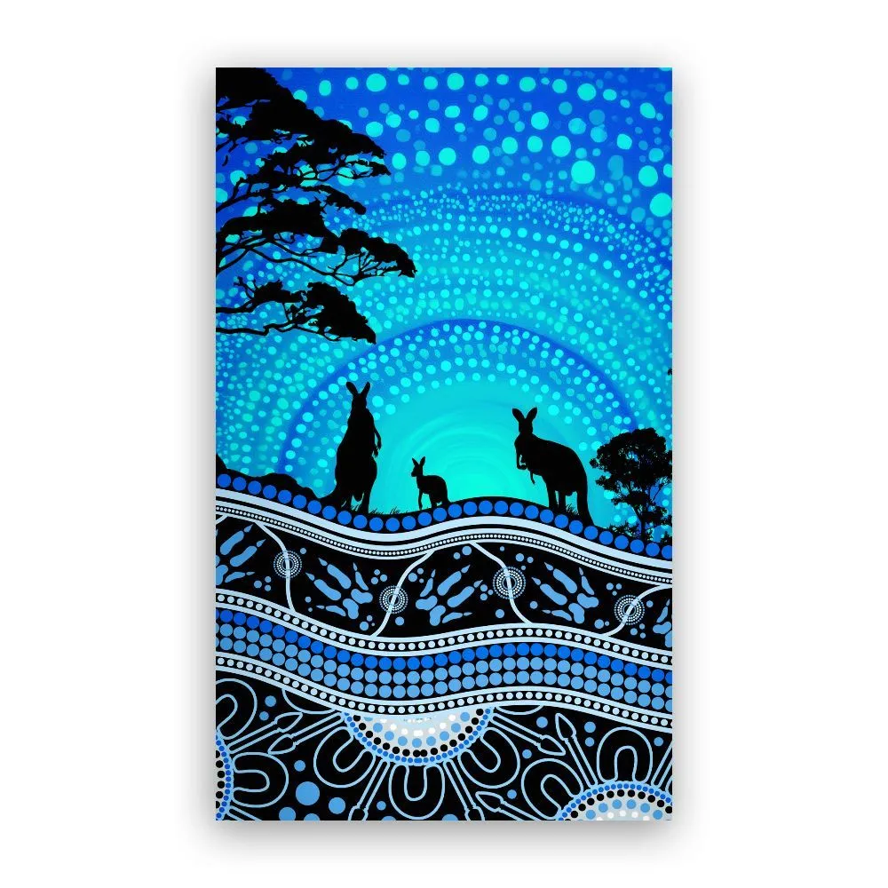 Aboriginal Urban Carpet Rug Songlines Of The Sky Blue