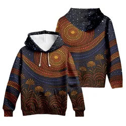 Aboriginal Dot Painting Hoodie Sun Urban Zip Up Hoodie