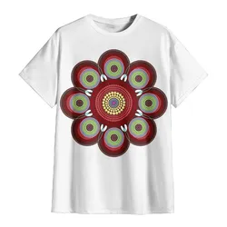 Aboriginal Dot Painting Unisex Shirt Meeting Places