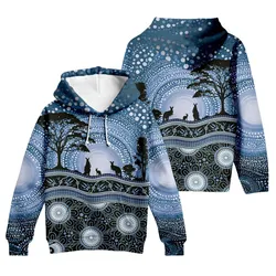 Aboriginal Urban Hoodie Songlines Of The Sky Blue Zip Up Hoodie
