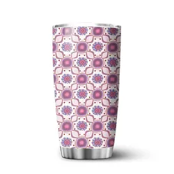 Aboriginal Dot Painting Tumbler Campsite Rarrk