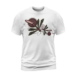 Aboriginal Dot Painting Women Shirt Dragonfly Mauve