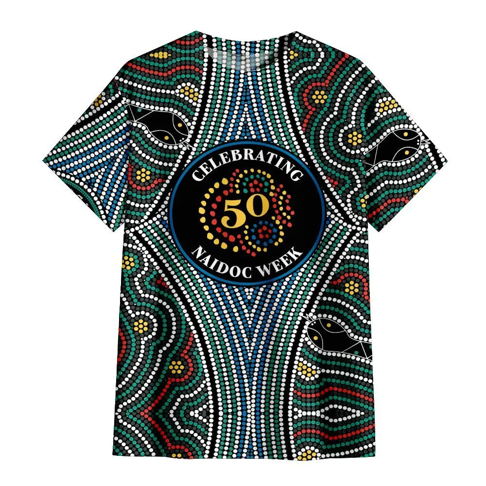 Aboriginal Dot Painting T-Shirt 50 Years Of Deadly