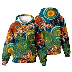 Aboriginal Dot Painting Women's Hoodie Green Sea Turtle NAIDOC Week 2026 Zip Up Hoodie