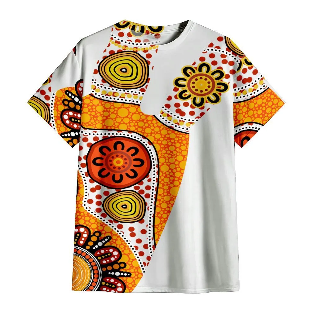 Aboriginal Dot Painting T-Shirt Hand Prints