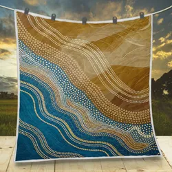 Aboriginal Urban Quilt The Sea