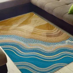 Aboriginal Urban Carpet Rug The Sea