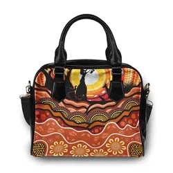Aboriginal Urban Shoulder Handbag Hunting Animals