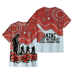 Lest We Forget T-Shirt Aboriginal We Will Remember Them