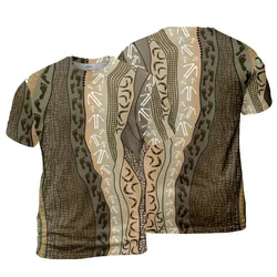 Aboriginal Rarrk Men's T-Shirt Hunting Grey Brown
