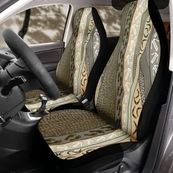 Aboriginal Rarrk Car Seat Cover Hunting Grey Brown