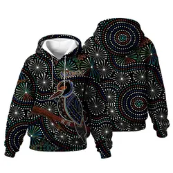 Aboriginal Dot Painting Women's Hoodie NAIDOC Spirit Kookaburra Zip Up Hoodie