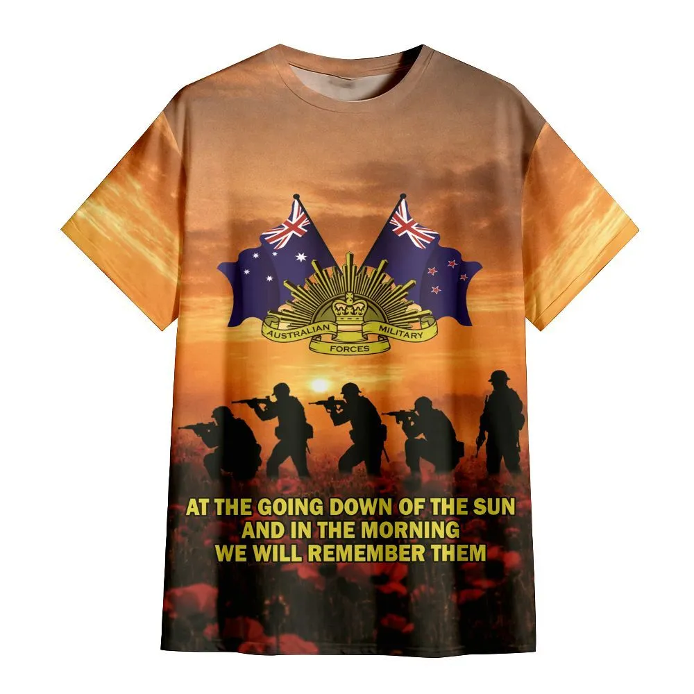 Lest We Forget T-Shirt 25 April We Will Remember Them