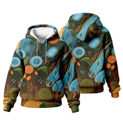 Aboriginal Urban Women Hoodie Plants Zip Up Hoodie