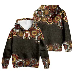 Aboriginal Dot Painting Hoodie Campsite Yellow Red Zip Up Hoodie