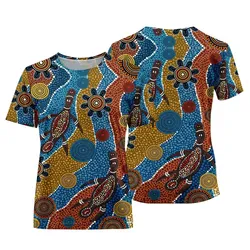 Aboriginal Dot Painting Women T-Shirt NAIDOC 2026 Platypus Dot