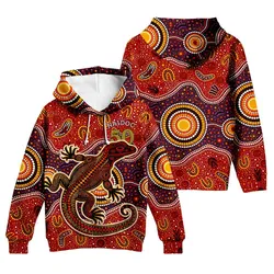 Aboriginal Dot Painting Hoodie Goanna 50 Years Of Deadly Zip Up Hoodie