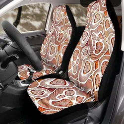 Aboriginal Rarrk Car Seat Cover Meeting Place White