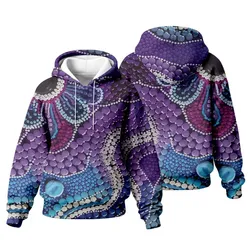 Aboriginal Dot Painting Women Hoodie Ocean Lines Violet Blue Zip Up Hoodie