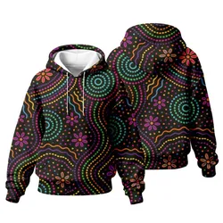 Aboriginal Dot Painting Women Hoodie Neon Songlines Zip Up Hoodie