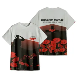 Lest We Forget T-Shirt Lest We Forget Red Poppy