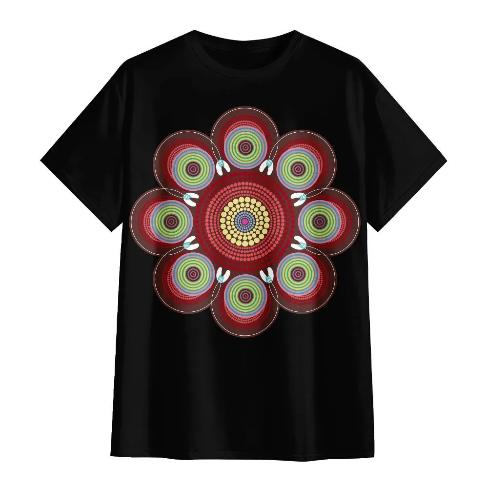 Aboriginal Dot Painting Unisex Shirt Meeting Places