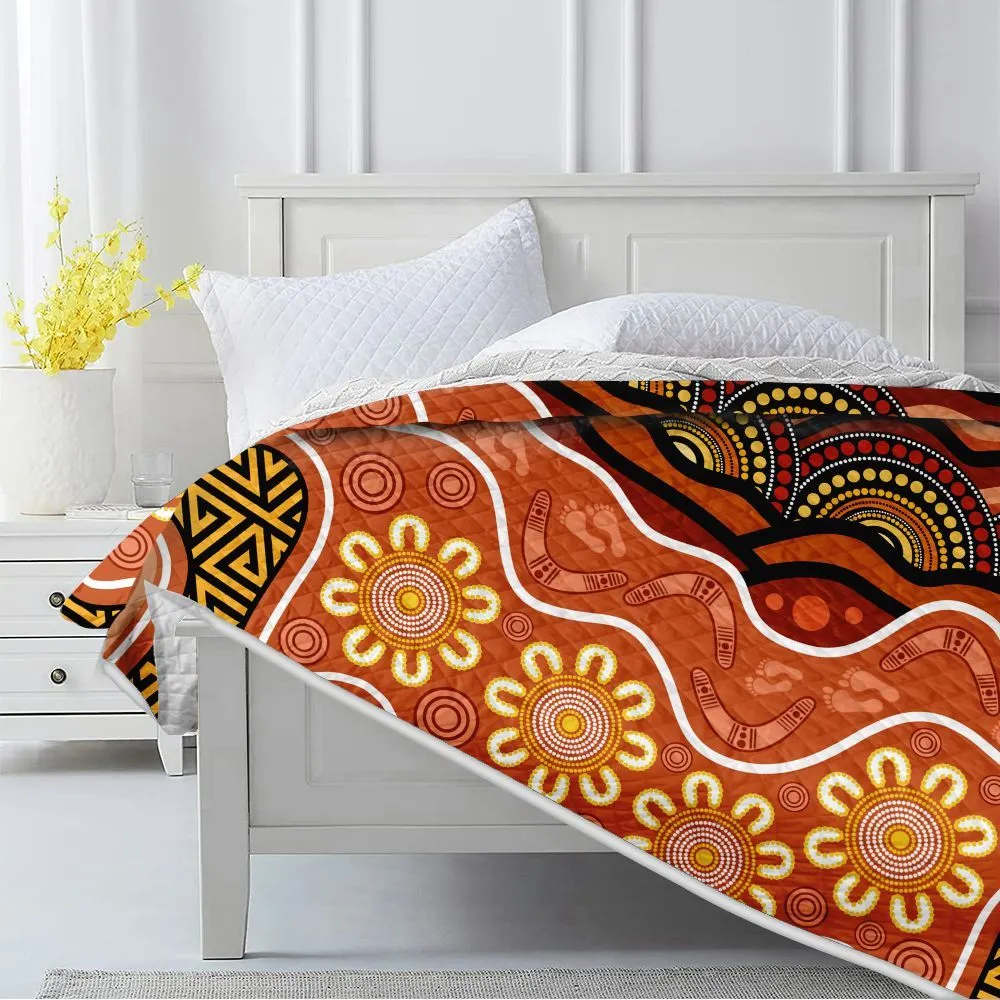 Aboriginal Urban Quilt Hunting Animals