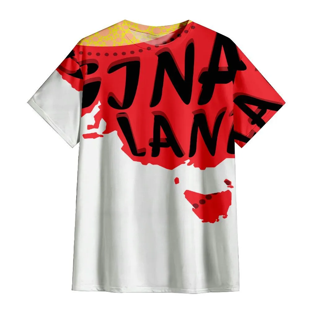 Aboriginal Dot Painting T-Shirt Always Will Be Land Map