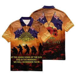 Lest We Forget Polo Shirt 25 April We Will Remember Them
