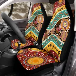 Aboriginal Dot Painting Car Seat Cover Hunting Emu