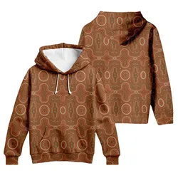 Aboriginal Dot Painting Hoodie Red Earth Paths Zip Up Hoodie