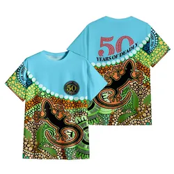 Aboriginal Dot Painting T-Shirt Goanna NAIDOC 2026