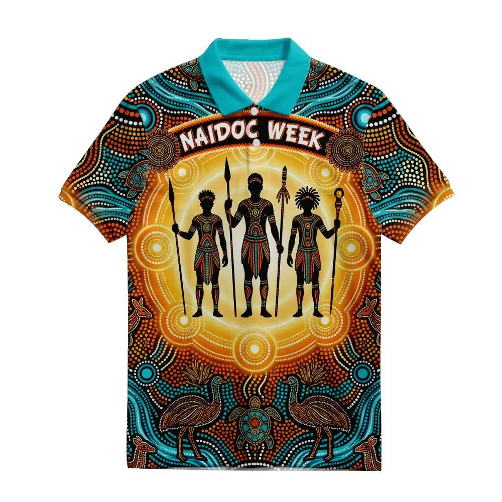 Aboriginal Dot Painting Polo Shirt Keeper Of The Dreaming NAIDOC 2026