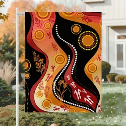 Aboriginal Urban Garden Flag Shirt Flora Of The Dreaming