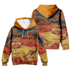 Aboriginal Urban Hoodie Animal Zip Up Hoodie