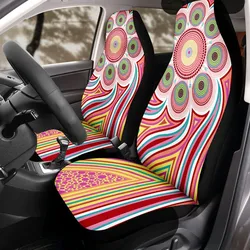 Aboriginal Urban Car Seat Cover Meeting Places Color Pastel