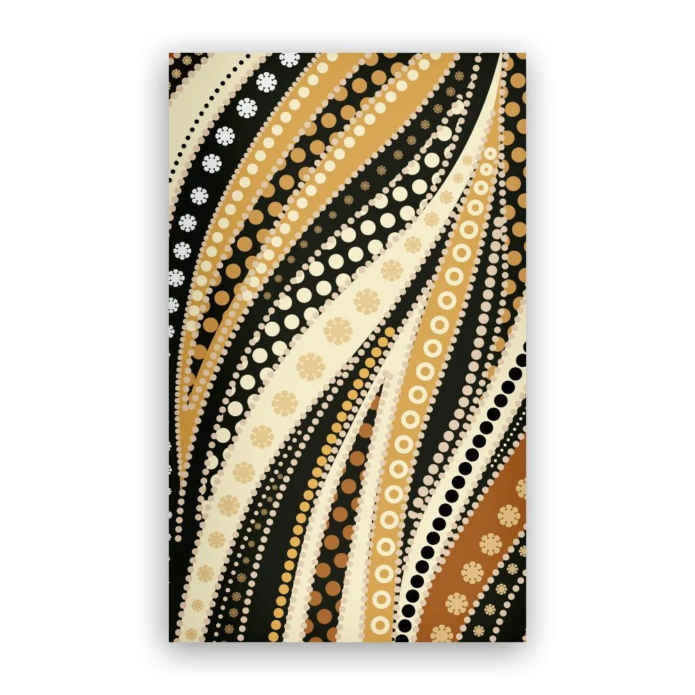Aboriginal Dot Painting Carpet Rug Path Of Ancestors Sand